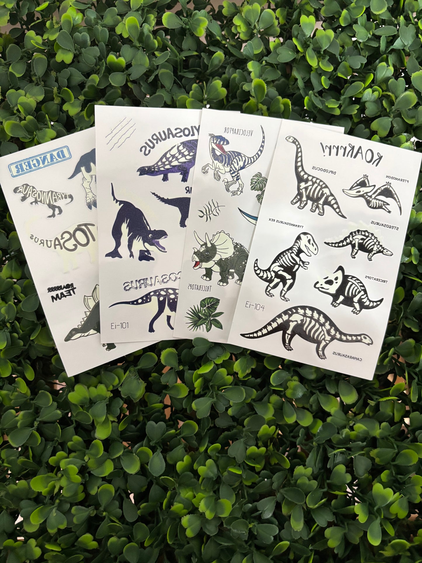 Feuille de tatouage temporaire pour enfants