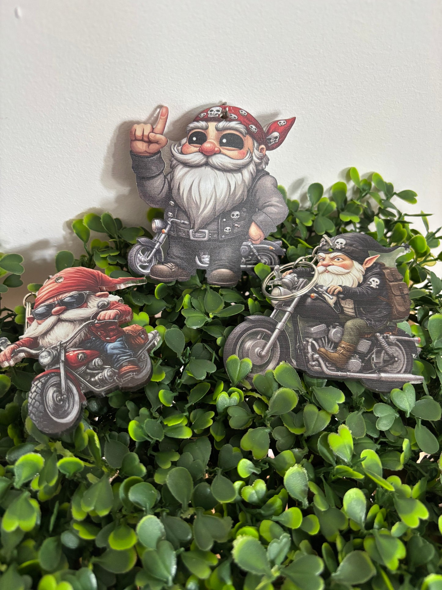 Porte-clés motard