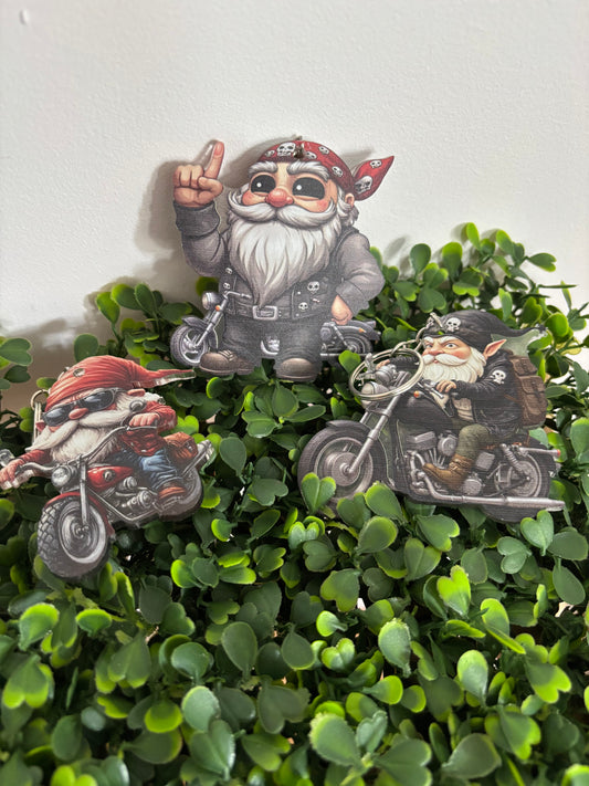 Porte-clés motard