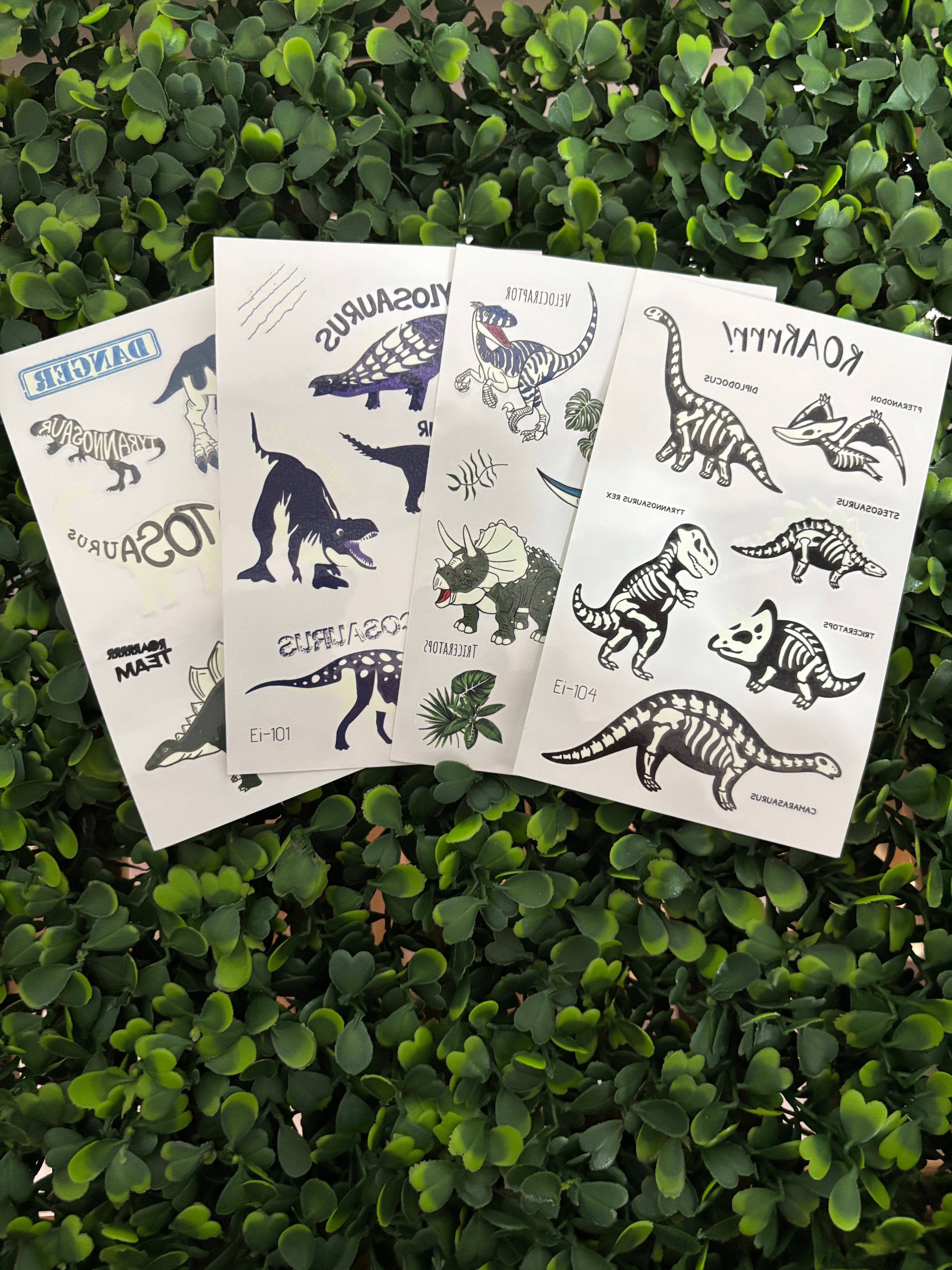 Feuille de tatouage temporaire pour enfants