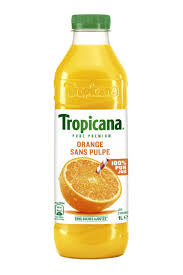 Jus d’orange sans pulpe
