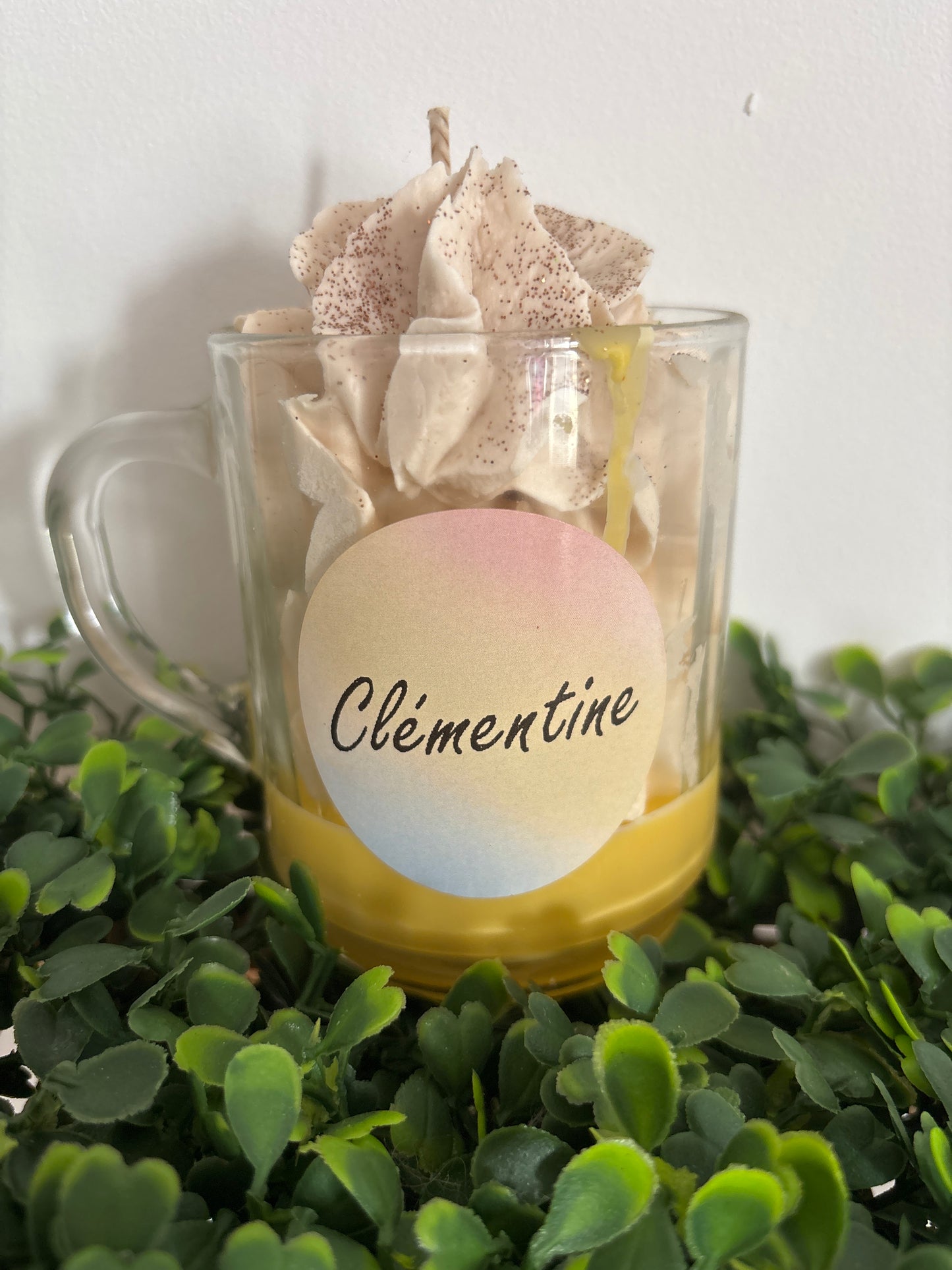 Bougie clémentine