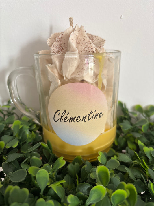 Bougie clémentine