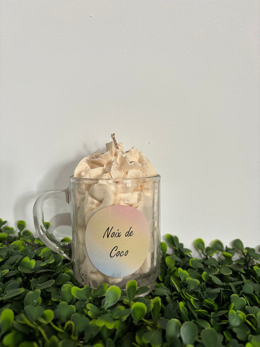 Bougie noix de coco