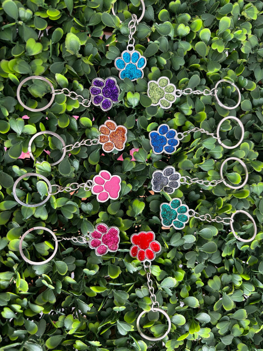 Porte-clés patte de chien
